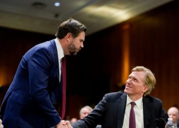 Vance visits Capitol Hill to urge senators to confirm Elbridge Colby for Pentagon No. 3 post