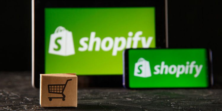 Shopify stock price giant megaphone points to a strong surge
