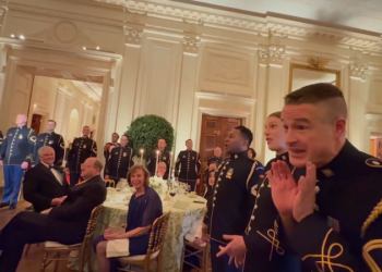 President Trump highlighting US military in a unique way