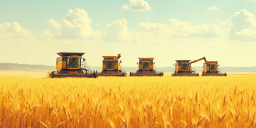 Russia’s wheat harvest halves amid slow pace and low yields