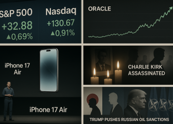 Weekly wrap: markets rally, Charlie Kirk murder, iPhone 17 launch and PMs resign
