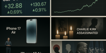 Weekly wrap: markets rally, Charlie Kirk murder, iPhone 17 launch and PMs resign