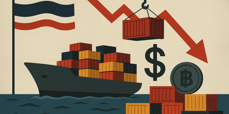 Thailand’s exports weaken as tariffs, currency pressure weigh on trade