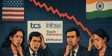Indian IT stocks crash as Trump’s $100K H-1B visa fee sparks market turmoil