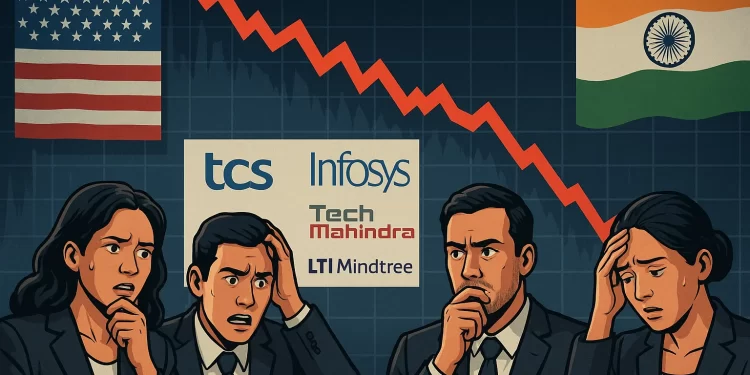 Indian IT stocks crash as Trump’s $100K H-1B visa fee sparks market turmoil