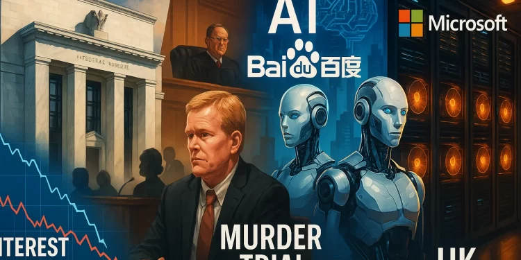 Morning brief: Fed rate cut expectations, Utah seeks death penalty in Kirk killing, Baidu soars 15%