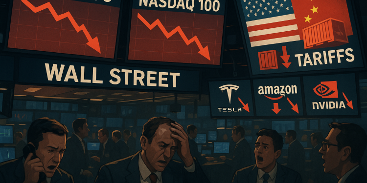 Wall Street sinks after Trump tariff threats, S&P, Nasdaq, Nvidia and Tesla plunge