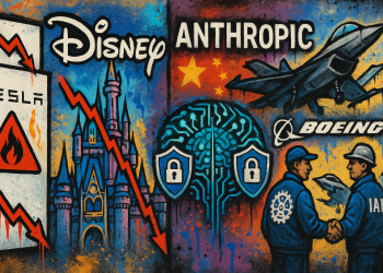 US digest: Tesla plunge, Disney earnings and Anthropic cyberattack