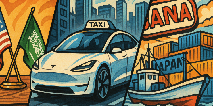 Morning brief: US Saudi Arabi deal and Tesla receives new robotaxi approval