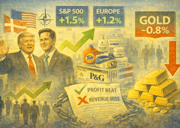 Evening digest: P&G misses revenue, gold slips, US spending stays resilient