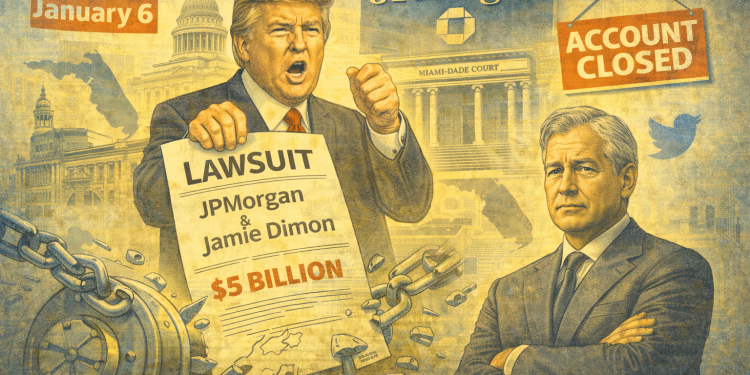 Trump files $5B lawsuit against JPMorgan over alleged ‘debanking’