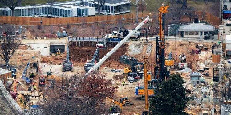 Trump says it ‘is too late’ to stop the White House ballroom construction amid lawsuit