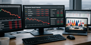 STOXX 600 flat, FTSE 100 gains as oil surge, geopolitics weigh