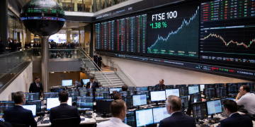 FTSE 100 Index futures enter correction as top UK shares plunge
