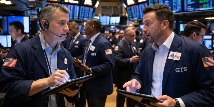 Dow Jones slips, S&P gains as oil surges and market volatility spikes